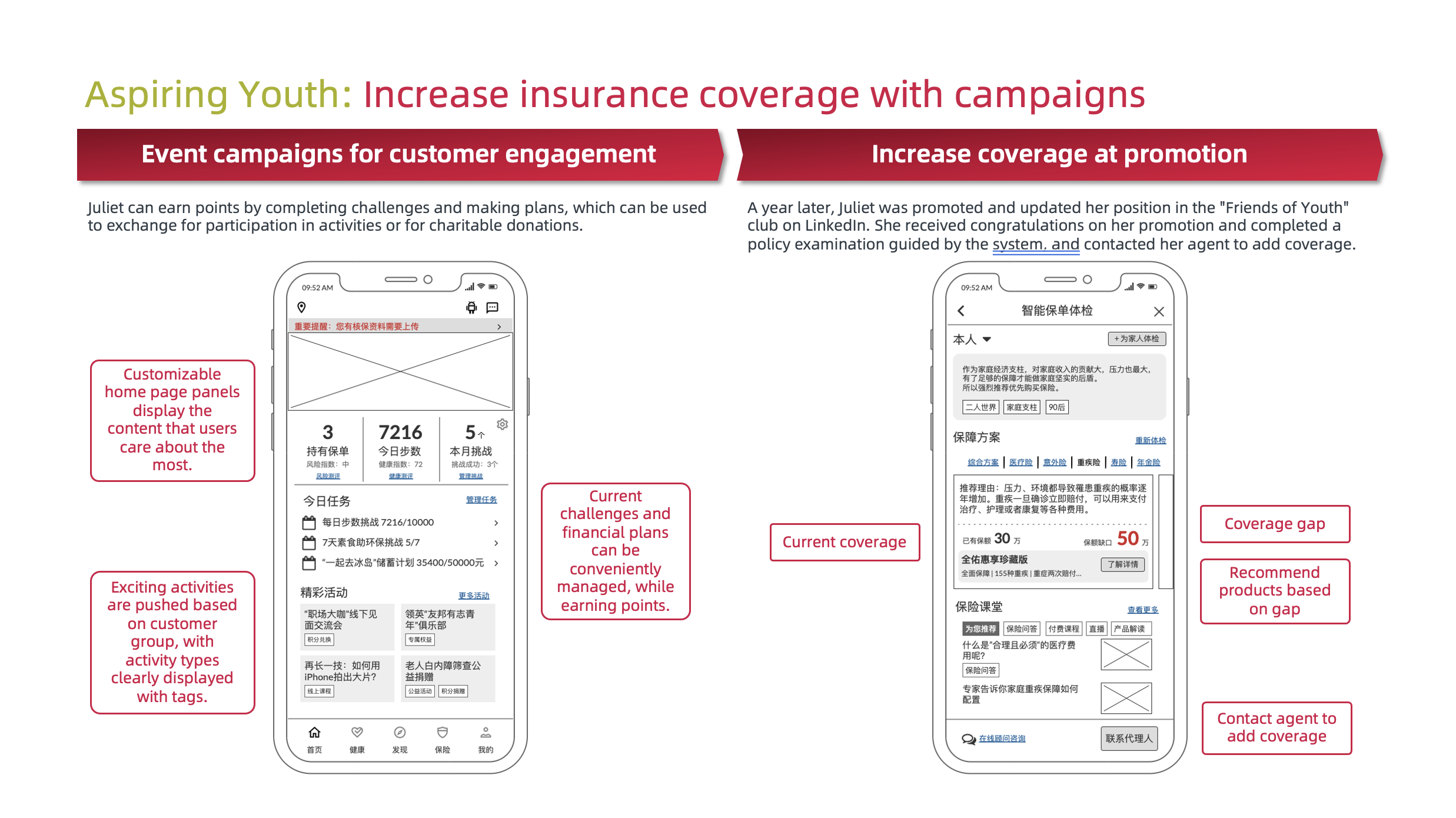 Sample Customer Journey Part 3: Increase insurance coverage with campaigns